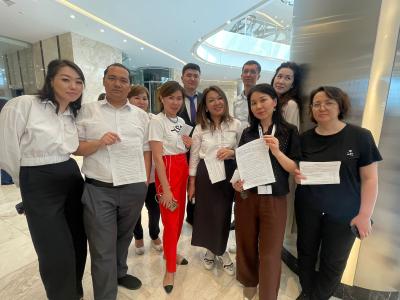Работники ТОО "Samruk-Kazyna Ondeu" поддержали акцию «Я – Донор»