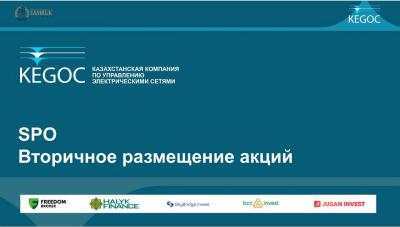 The employees of the Samruk-Kazyna Ondeu Group of Companies participated in the online presentation of information campaign of SPO KEGOC